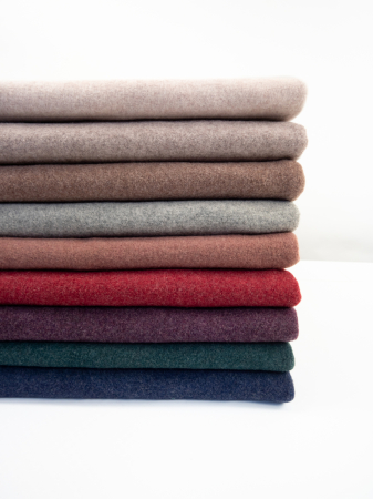 Merino Fleece - warm & weich - blau